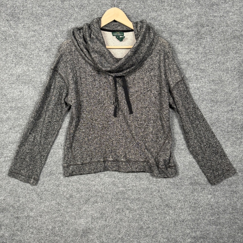 LRL Lauren Ralphโ Lauren XL Sweatshirt Heathered Gray Cowl Neck Long Sleeves